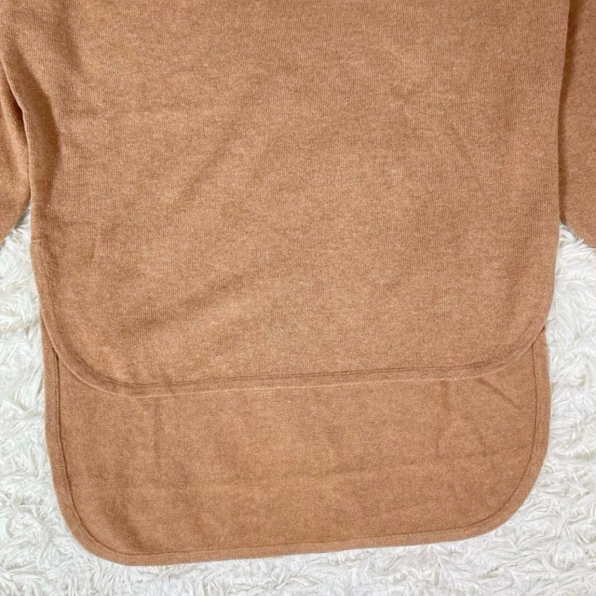 新品未使用 定価27000円 soeur7 スール キャメル カシミヤ 新品未使用 定価27000円 soeur7 スール キャメル カシミヤ