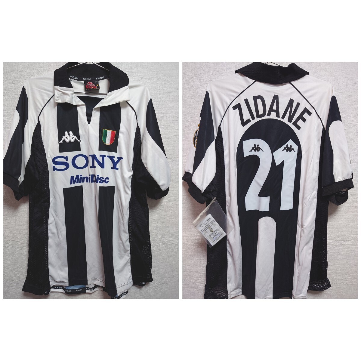 Kappa 100周年 1997〜98 ユベントス ジダン OLD LEGEND Jersey Kappa 100周年 1997〜98 ユベントス ジダン OLD LEGEND Jersey
