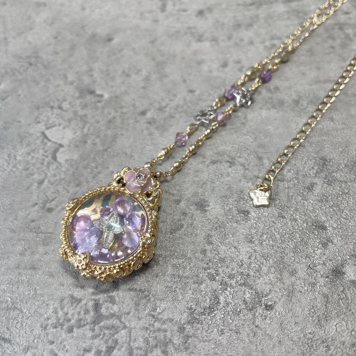 廃盤 希少】 ANNA SUI アナスイ ネックレス 香水瓶 リバーシブル 廃盤 希少】 ANNA SUI アナスイ ネックレス 香水瓶 リバーシブル
