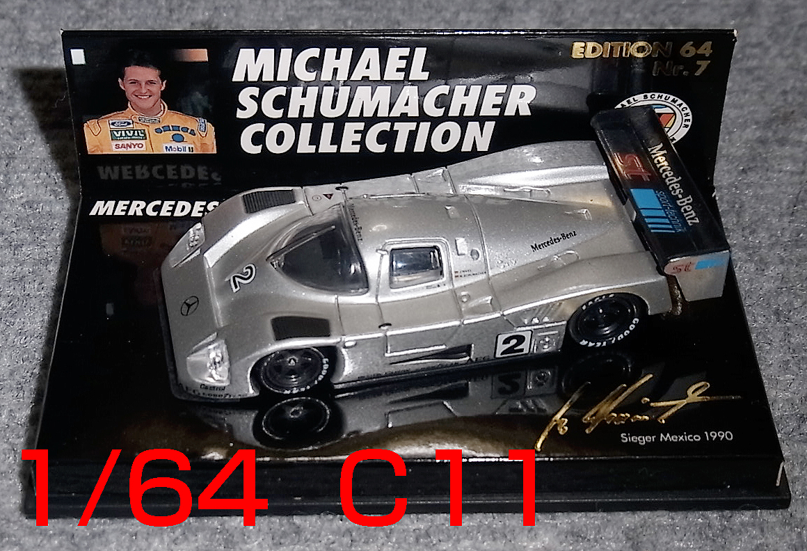 1/64 ザウバー メルセデス C11 1990 シューマッハ SAUBER MERCEDES C9