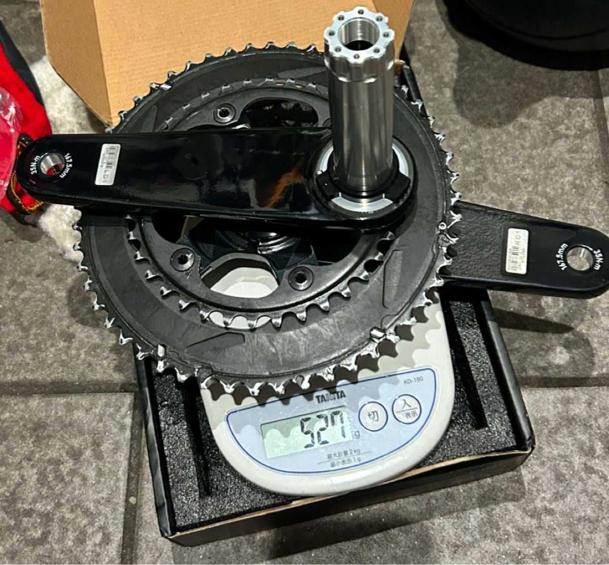 LEXON 超軽量カーボンクランク 167 5mm dub対応 スパイダー LEXON 超軽量カーボンクランク 167 5mm dub対応 スパイダー