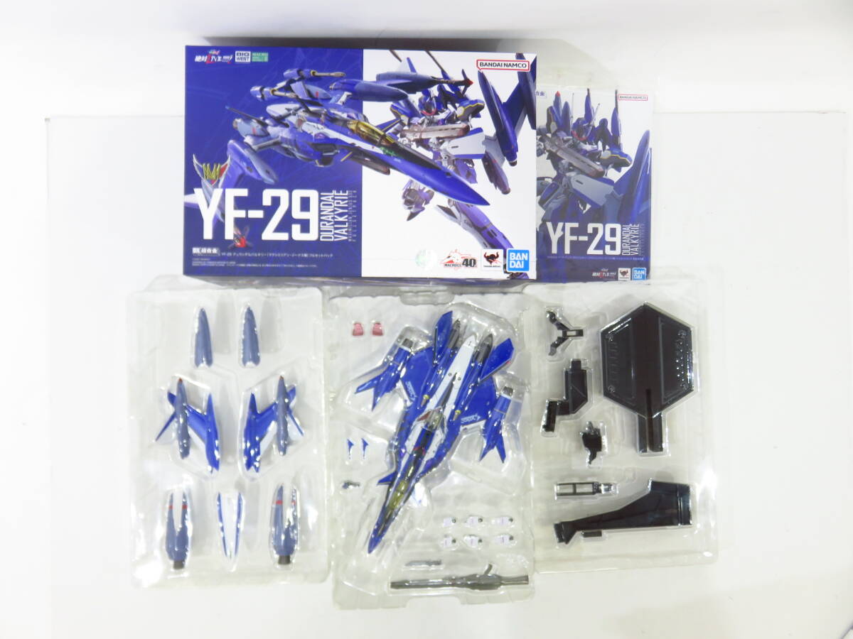 n7905k 【現状品】 DX超合金 マクロスデルタ VF-29 デュランダル ヴァルキリー マクシミリアン・ジーナス機 フルセット [066-250107]