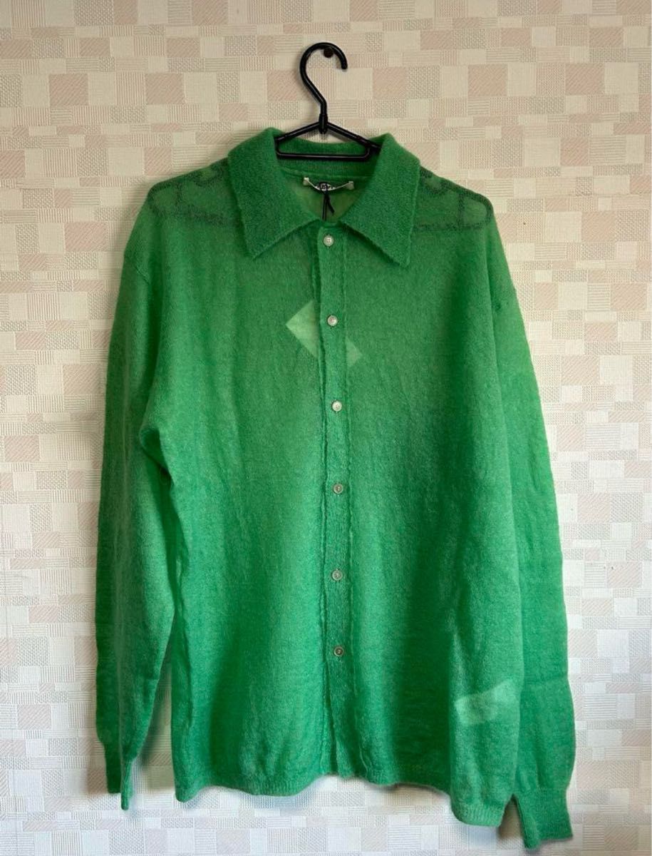 auralee 24AW KID MOHAIR SHEER KNIT SHIRT CARDIGAN|Yahoo auralee 24AW KID MOHAIR SHEER KNIT SHIRT CARDIGAN|Yahoo