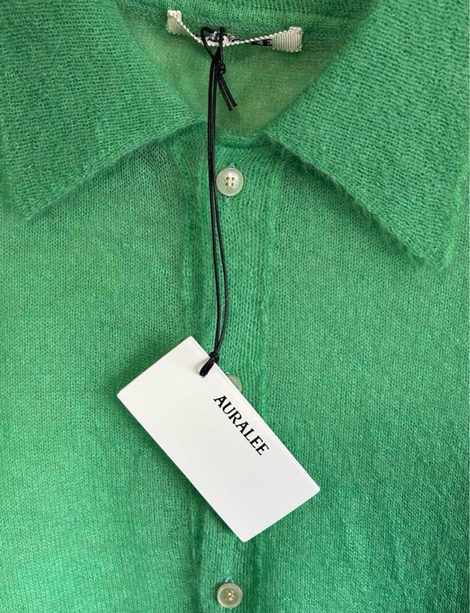 auralee 24AW KID MOHAIR SHEER KNIT SHIRT CARDIGAN|Yahoo auralee 24AW KID MOHAIR SHEER KNIT SHIRT CARDIGAN|Yahoo