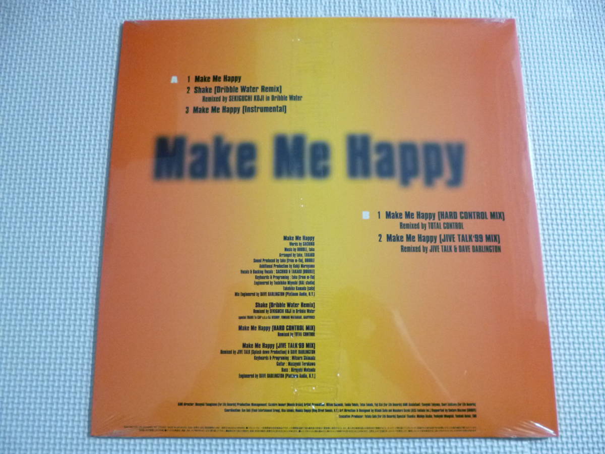 新品シールド double / Make Me Happy ■ 限定アナログ盤 ダブル 日本語R&B 和モノ_画像2