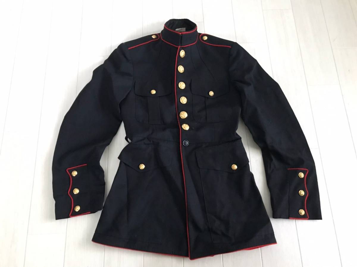 【1132】実物　USMC アメリカ海兵隊礼服上衣　1989年製　USサイズ36Rのサムネイル