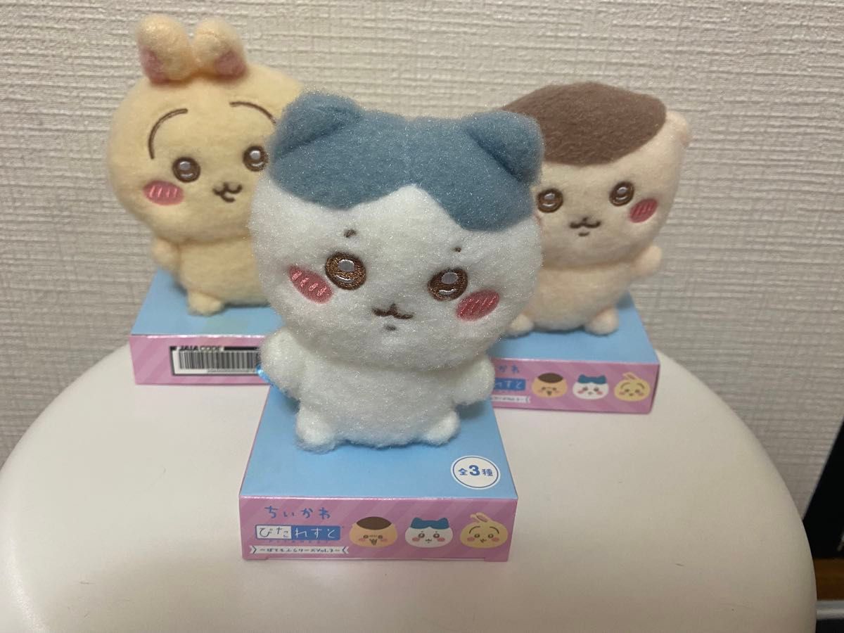 ちいかわ ぴたれすと 〜ぽてもふシリーズ〜vol2 全3種セット ちいかわ ぴたれすと 〜ぽてもふシリーズ〜vol2 全3種セット