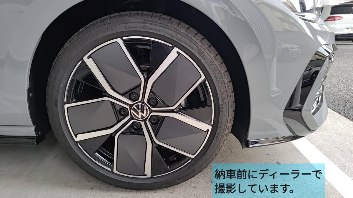 新車外し】フォルクスワーゲン/ゴルフ8(R-Line)純正18インチ 新車外し】フォルクスワーゲン/ゴルフ8(R-Line)純正18インチ