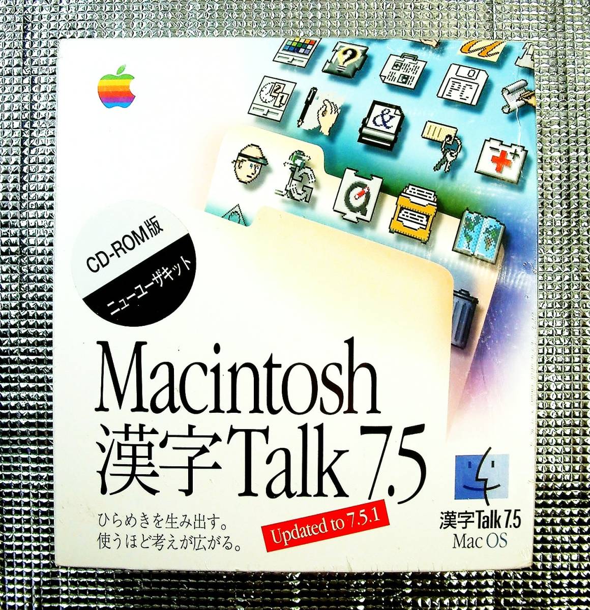 [4334]Apple Macintosh иероглифы Talk7.5 новый пользователь комплект нераспечатанный Apple Macintosh иероглифы to-kMac OS MacOS Motorola 68K. возможно 