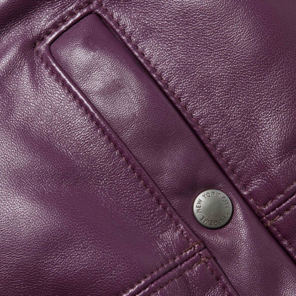 最安値 定価以下】Supreme/Schott Chevron Leather Down Puffer 最安値 定価以下】Supreme/Schott Chevron Leather Down Puffer