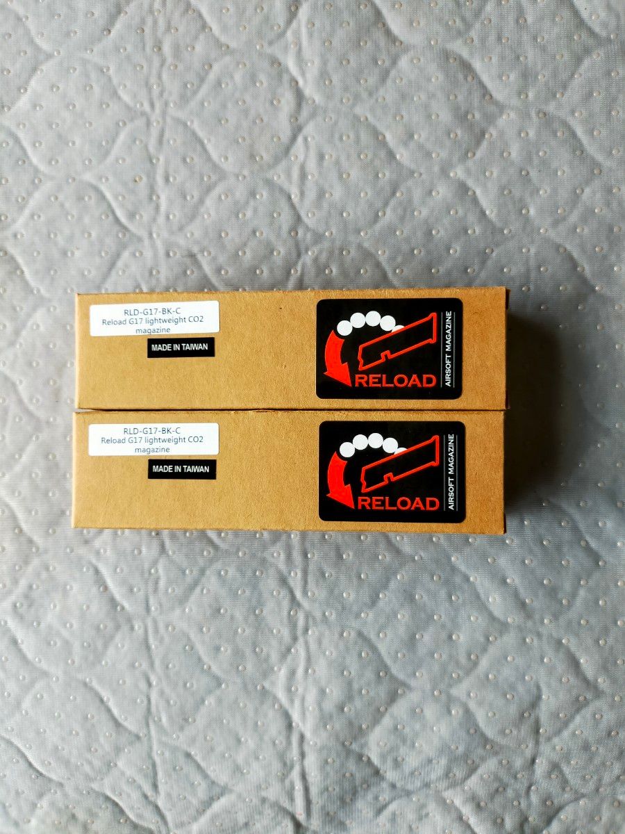 リロード グロック G17 G 19X CO2マガジン2本セット リロード グロック G17 G19X co2マガジン 2個セット エアガン