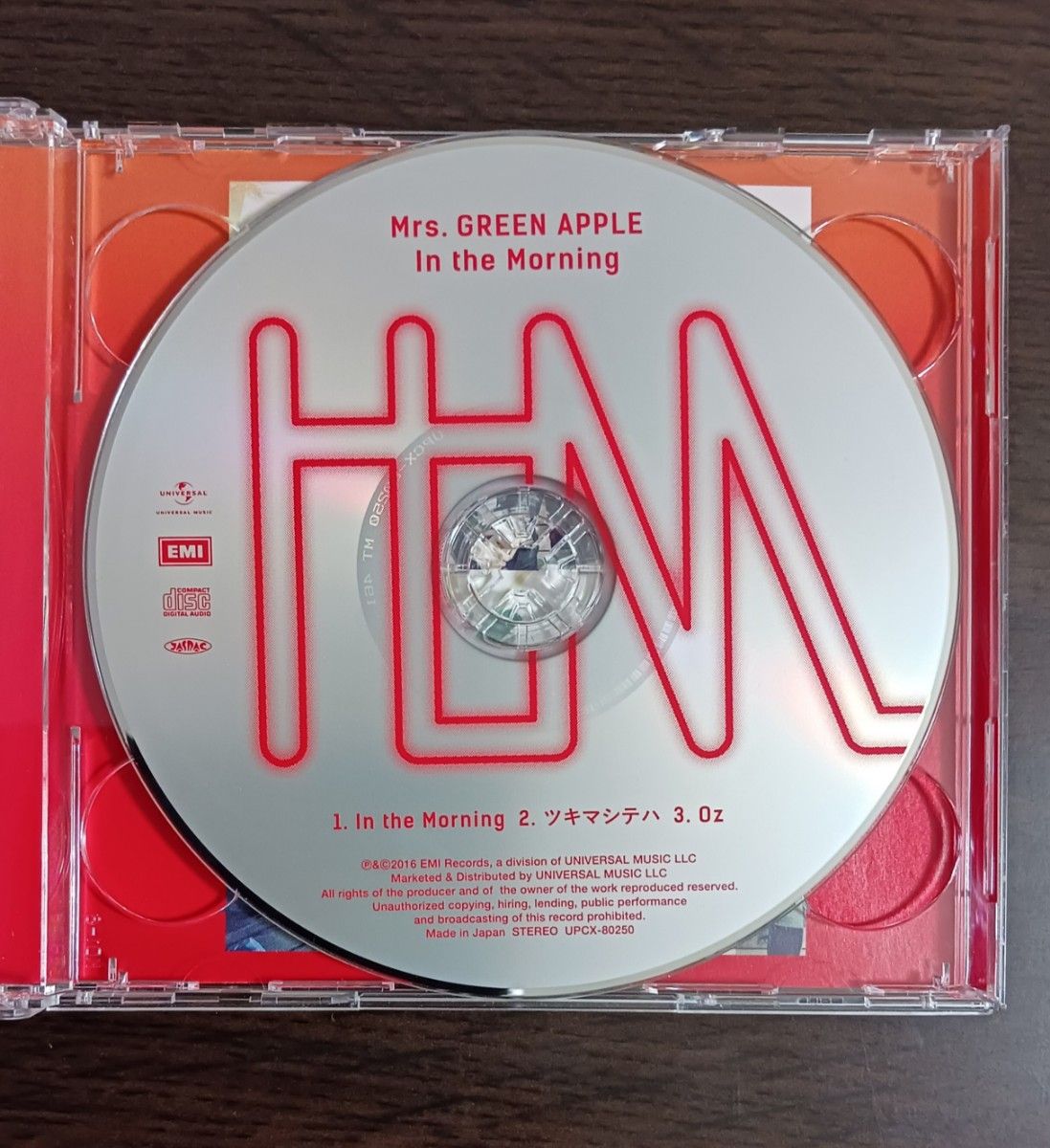 Mrs GREEN APPLE「In the Morning・初回限定盤 CD+DVD 2枚組」激 Mrs GREEN APPLE「In the Morning・初回限定盤 CD+DVD 2枚組」激