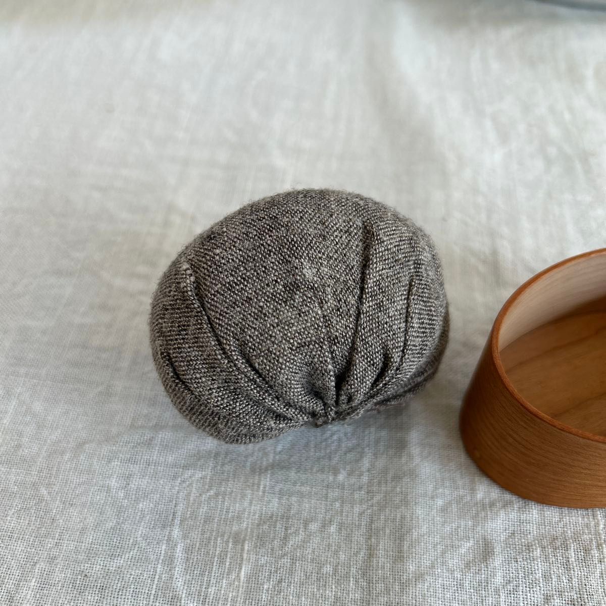 井藤昌志 ifuji ピンクッション 針山 オーバルボックス 井藤昌志 CHECK&STRIPE オーバルボックス 針山 ピンクッション