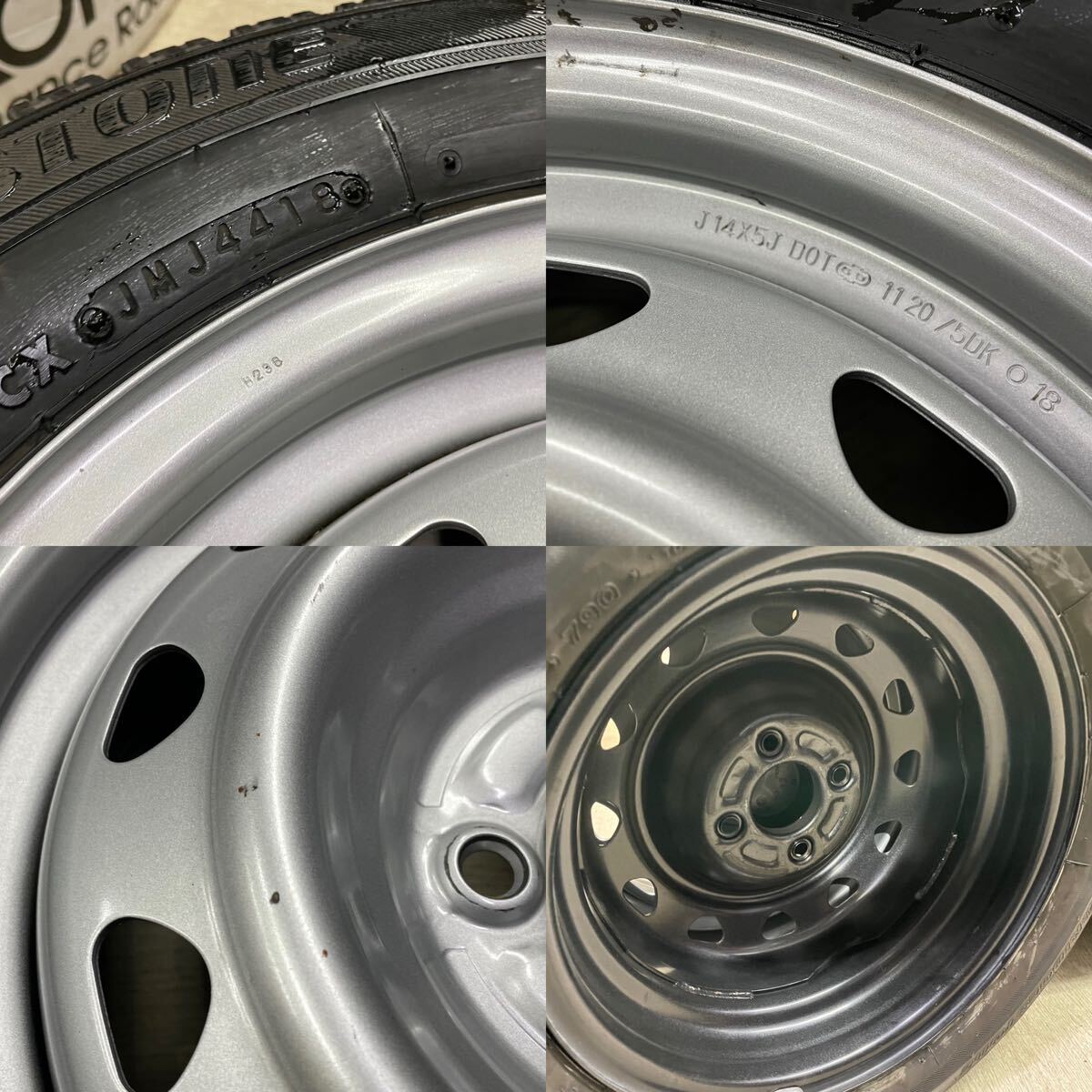中古スタッドレスタイヤホイール4本セット!165/65R14 BS 中古スタッドレスタイヤホイール4本セット!165/65R14 BS