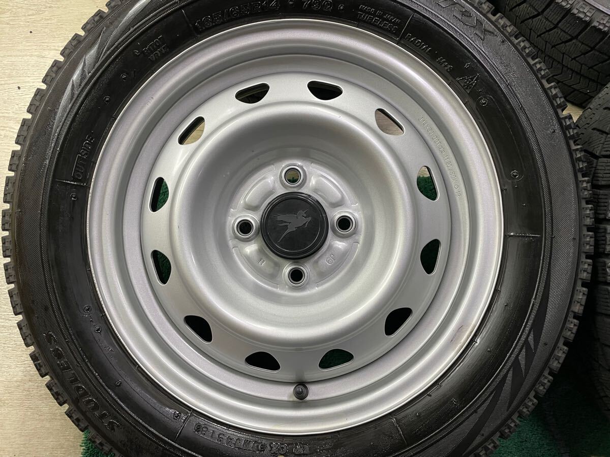 中古スタッドレスタイヤホイール4本セット!165/65R14 BS 中古スタッドレスタイヤホイール4本セット!165/65R14 BS