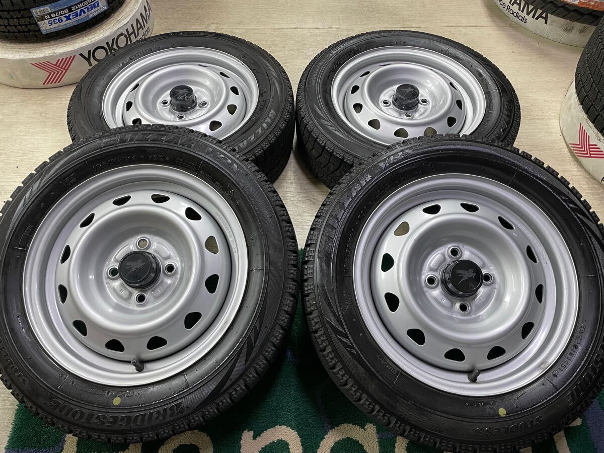 中古スタッドレスタイヤホイール4本セット!165/65R14 BS 中古スタッドレスタイヤホイール4本セット!165/65R14 BS