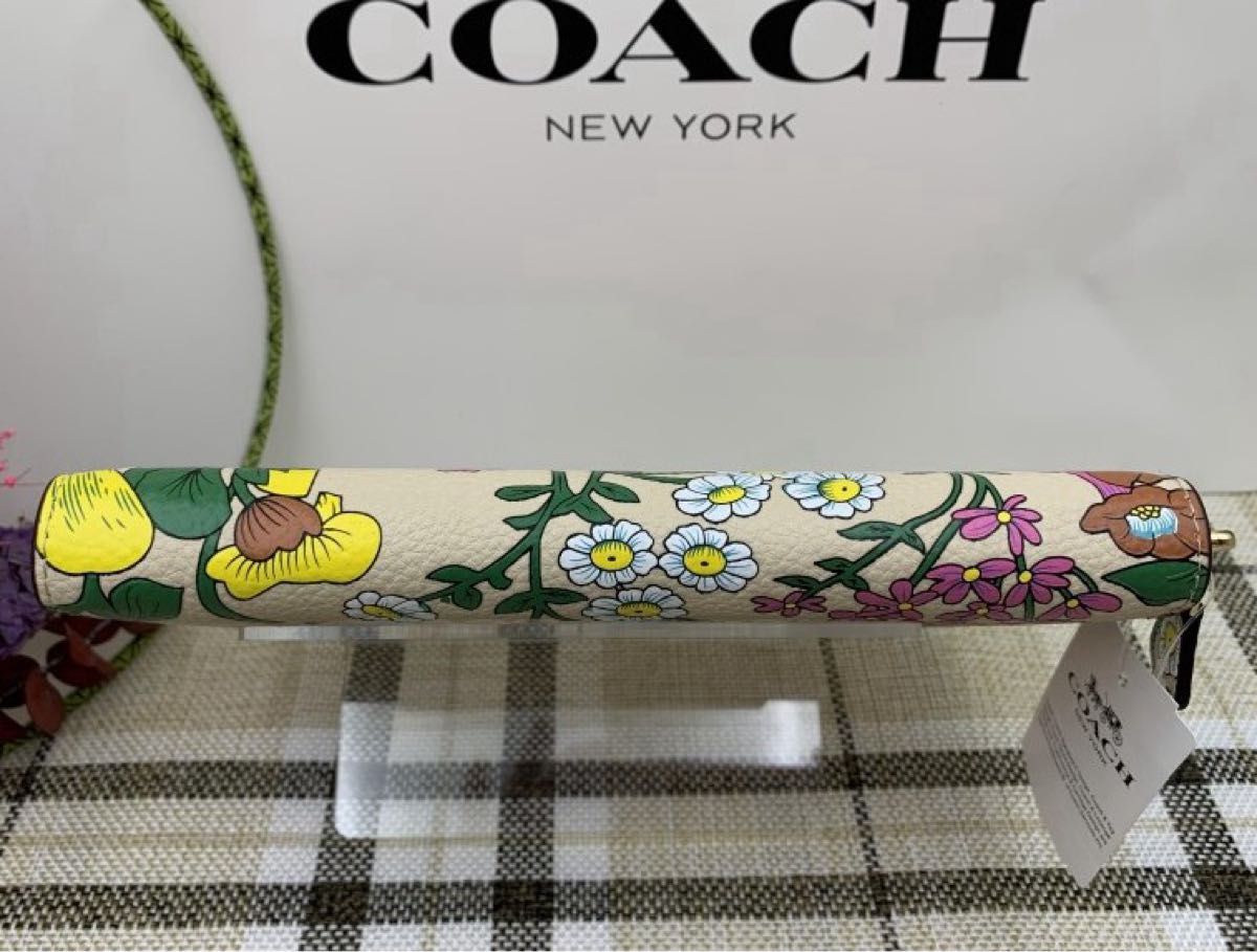 COACH 財布 コーチ 長財布 フローラル プリント 花柄 ラウンド COACH 財布 コーチ 長財布 フローラル プリント 花柄 ラウンド