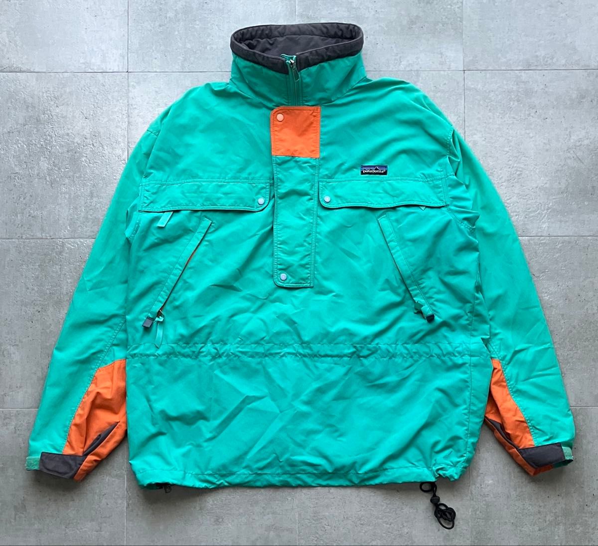 レア 90s Patagonia パタゴニア ハーフジップナイロンジャケット レア 90s Patagonia パタゴニア ハーフジップナイロンジャケット