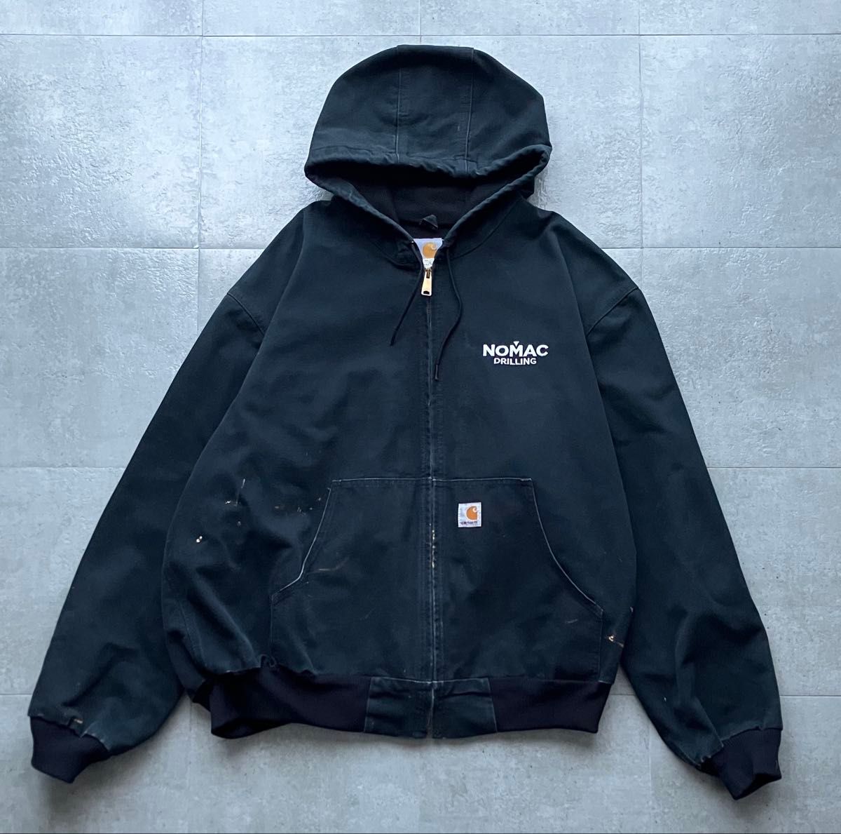 レア 90s USA製 Carhartt カーハート アクティブジャケット 企業 レア 90s USA製 Carhartt カーハート アクティブジャケット 企業