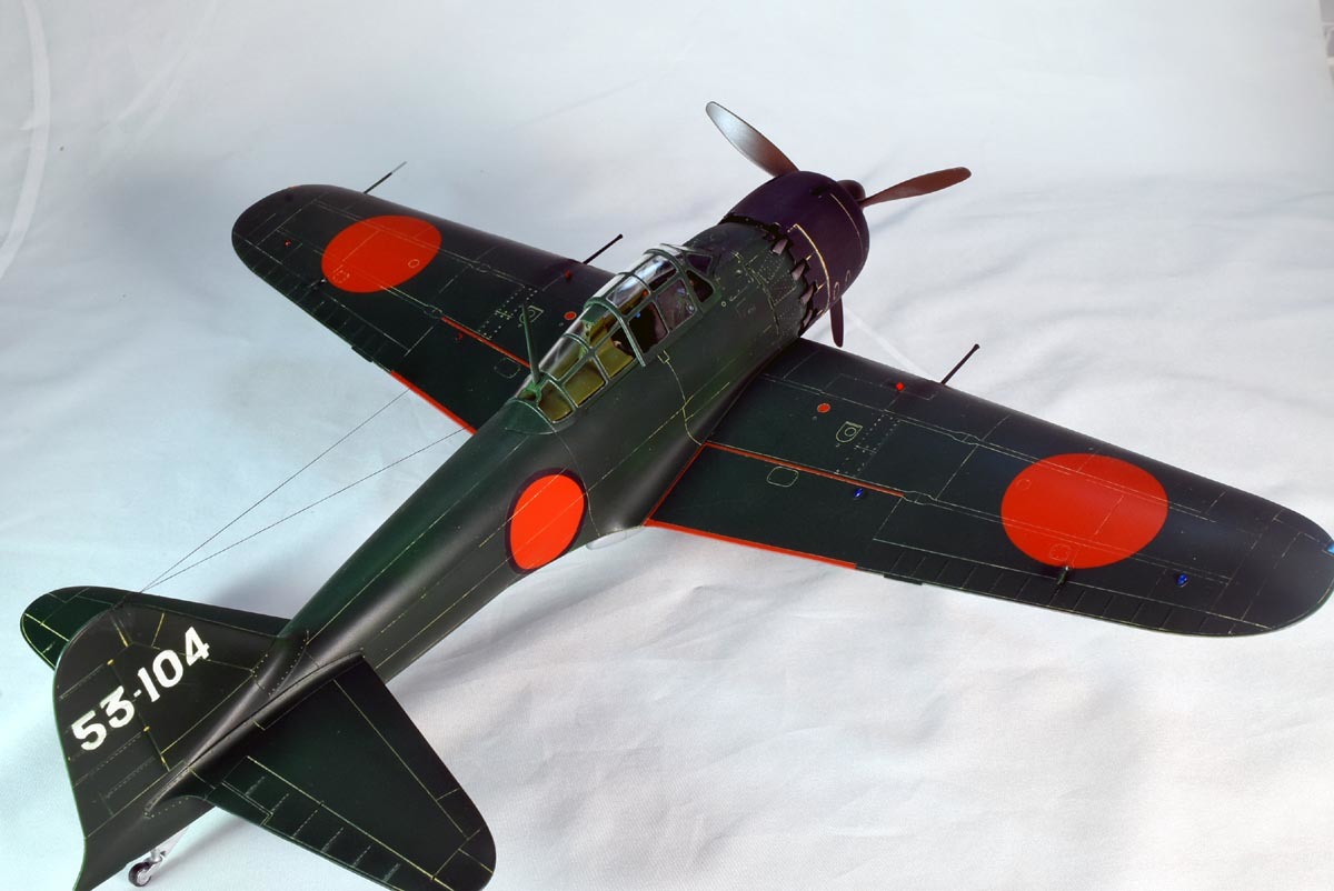atsudra工房完成品】1/32 零戦52型 第253海軍航空隊 岩本 atsudra工房完成品】1/32 零戦52型 第253海軍航空隊 岩本