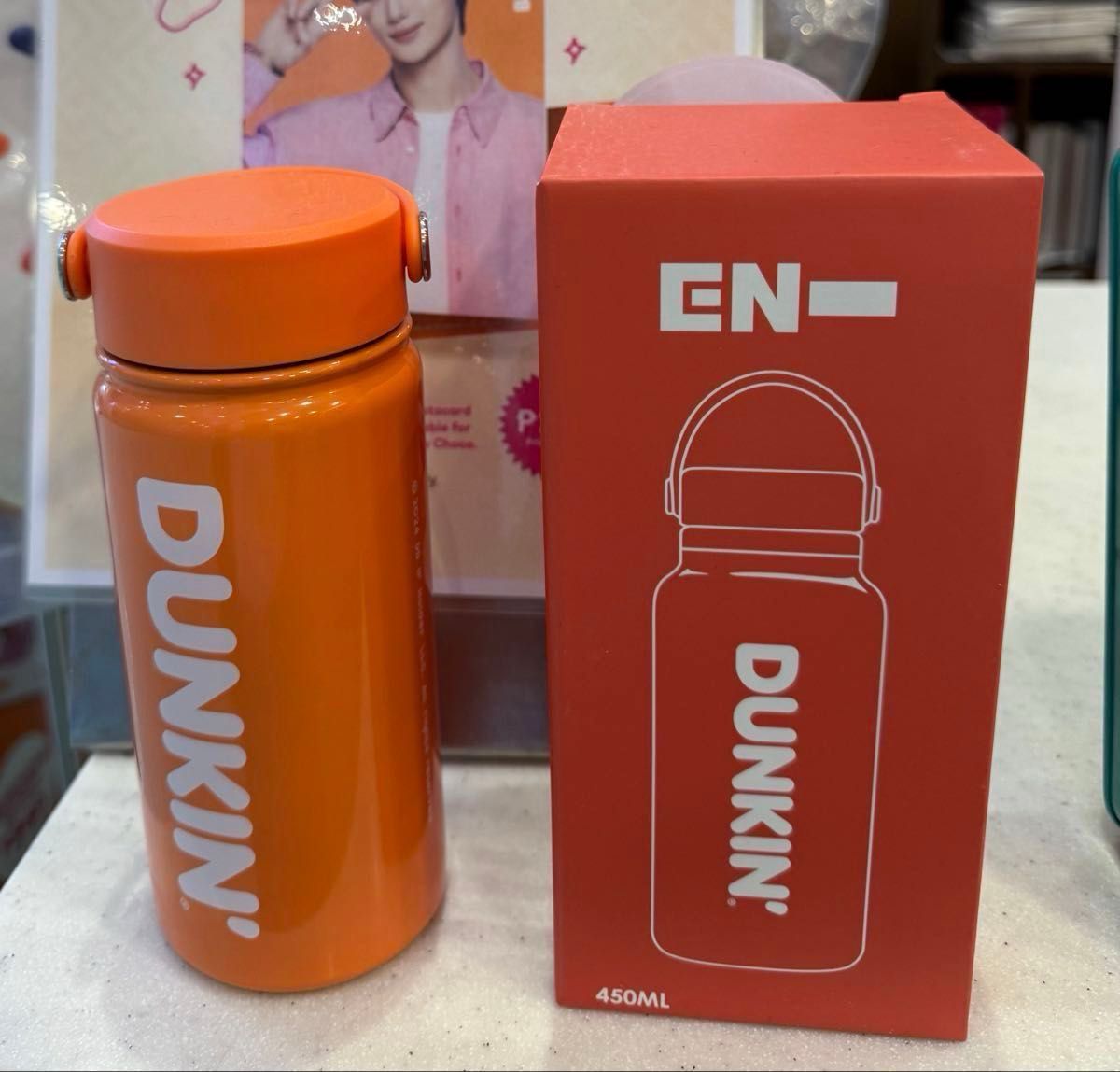売れ筋新商品 ENHYPEN タンブラー DUNKIN DONUTS ダンキンドーナツコラボ限定 アイドル