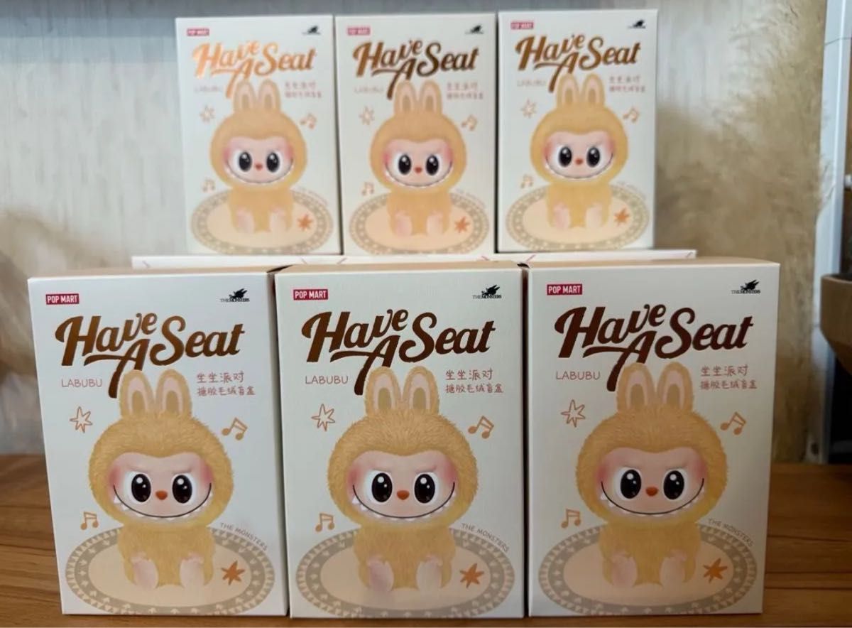 POP MART】Have A Seat ポップマート アソートボックス ラブブ 6 POP MART】Have A Seat ポップマート アソートボックス ラブブ 6
