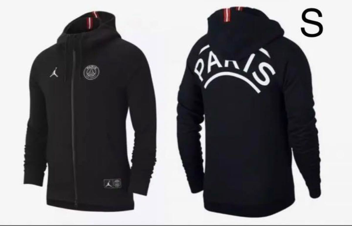 ★新品 S NIKE AIR JORDAN×PSG HOODIE WINGS JACKET BLACK PARIS フーディ パーカー ナイキ パリサンジェルマン ジョーダン ★新品 S NIKE AIR JORDAN×PSG HOODIE WINGS JACKET BLACK PARIS フーディ パーカー ナイキ パリサンジェルマン ジョーダン