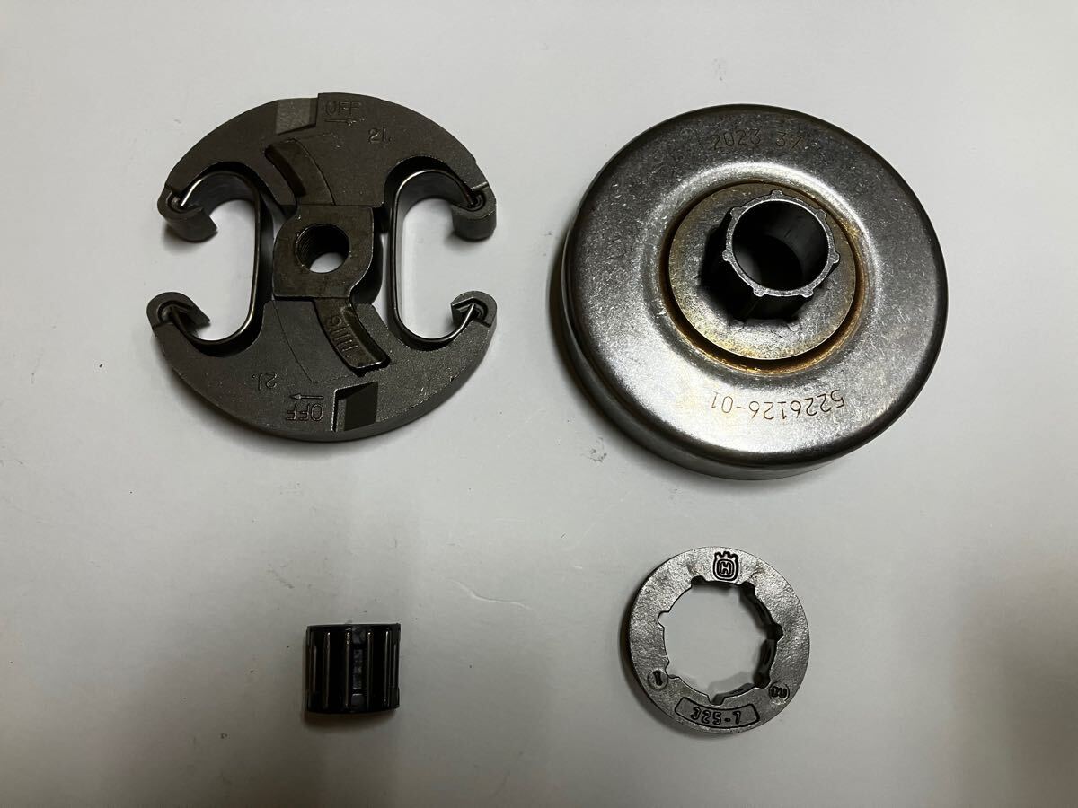 ハスクバーナ346xp ハスクバーナ353 クラッチドラムセット 新品未使用 ハスクバーナチェンソー チェンソー