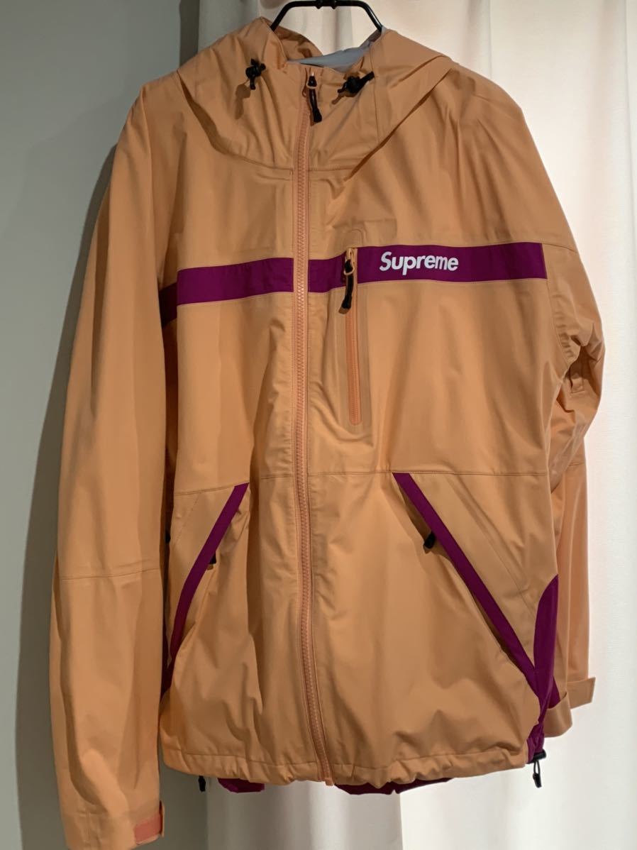 希少 納品書原本付　supreme taped seam hood jacket シュプリーム　新品同様　Mサイズ　ゴアテックス_画像1