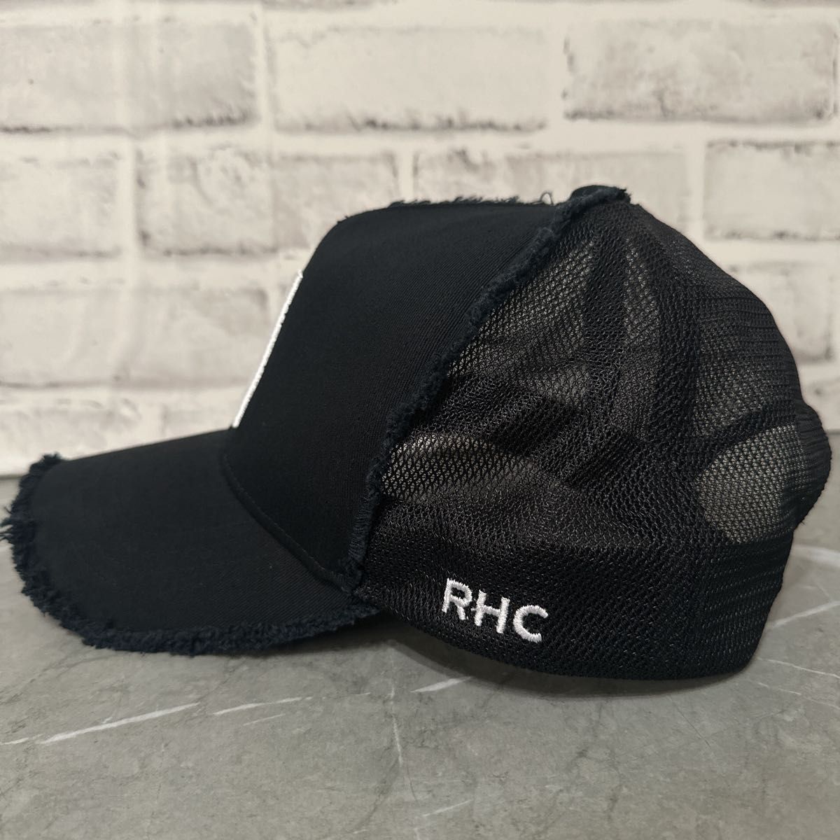 美品】ヨシノリコタケ ロンハーマン RHC LA キャップ ブラック 美品】ヨシノリコタケ ロンハーマン RHC LA キャップ ブラック