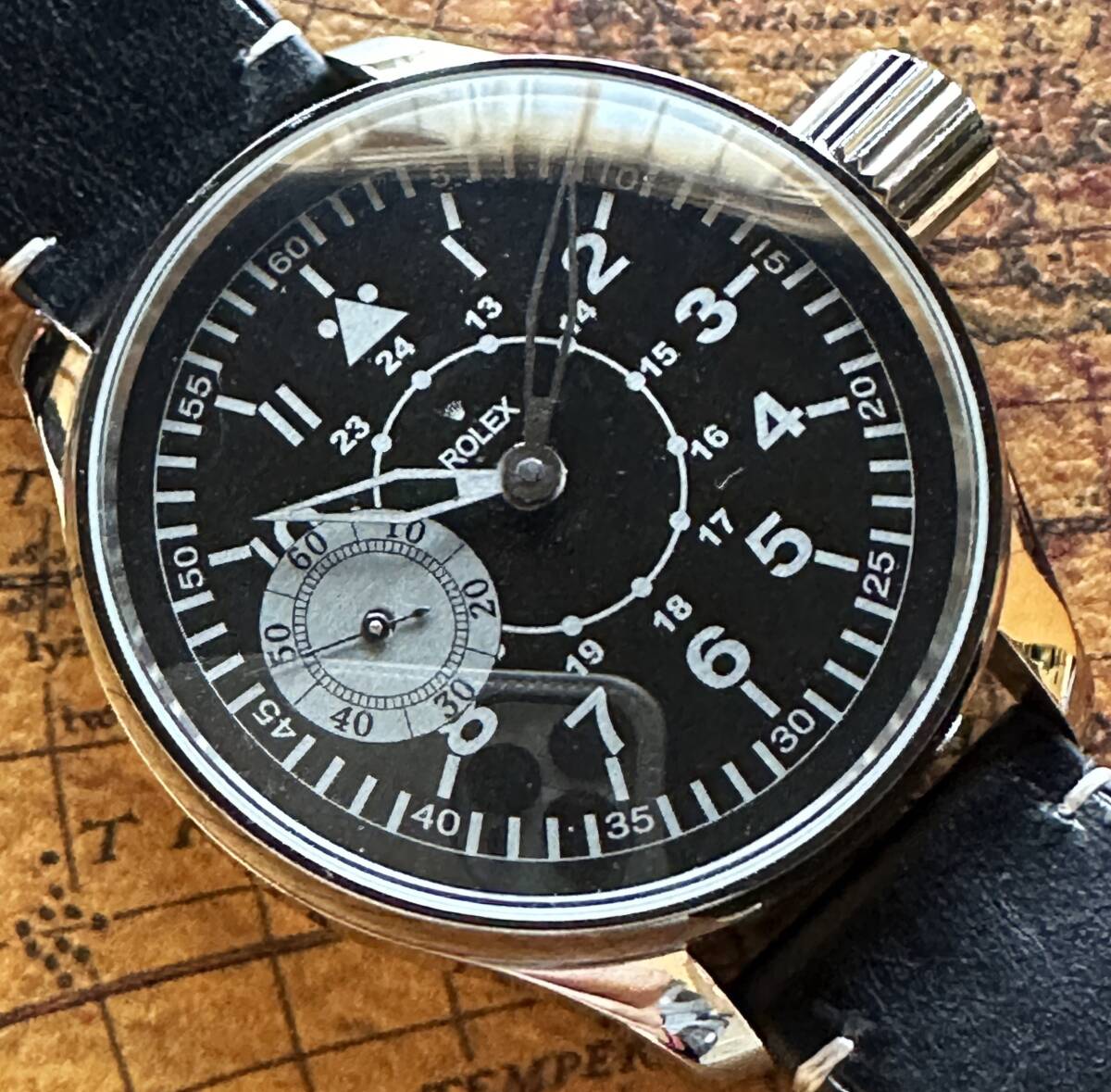 即決 OH済【ロレックス ミリタリーウォッチ ROLEXバックル付き 即決 OH済【ロレックス ミリタリーウォッチ ROLEXバックル付き