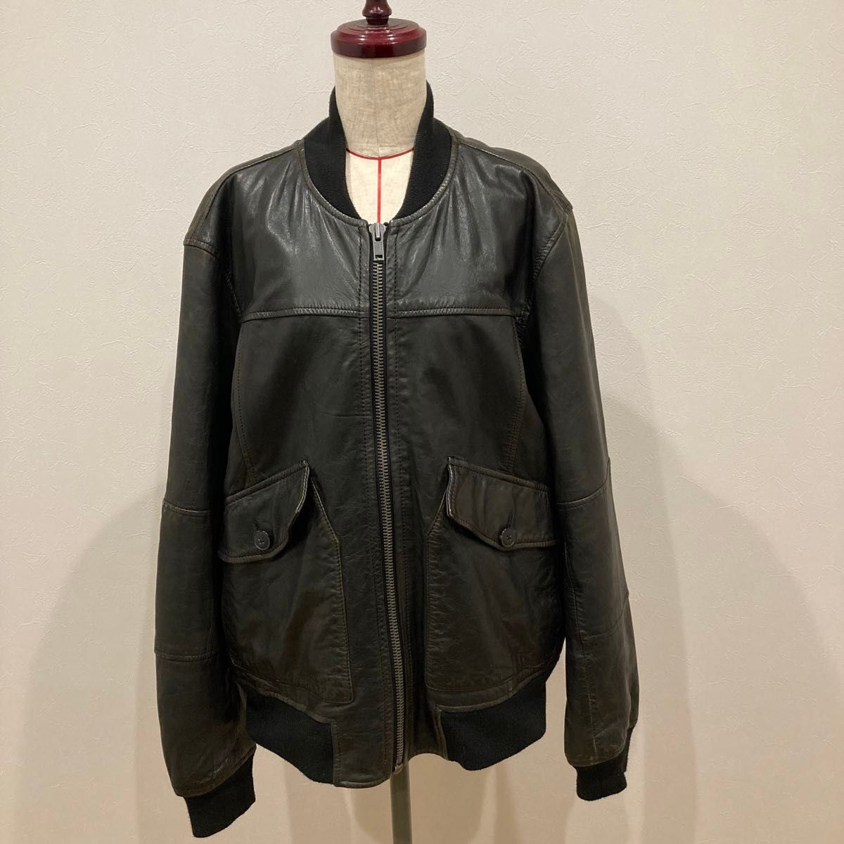 OLDGAP レザー ボンバージャケット オールドギャップ MA-1 OLDGAP レザー ボンバージャケット オールドギャップ MA-1