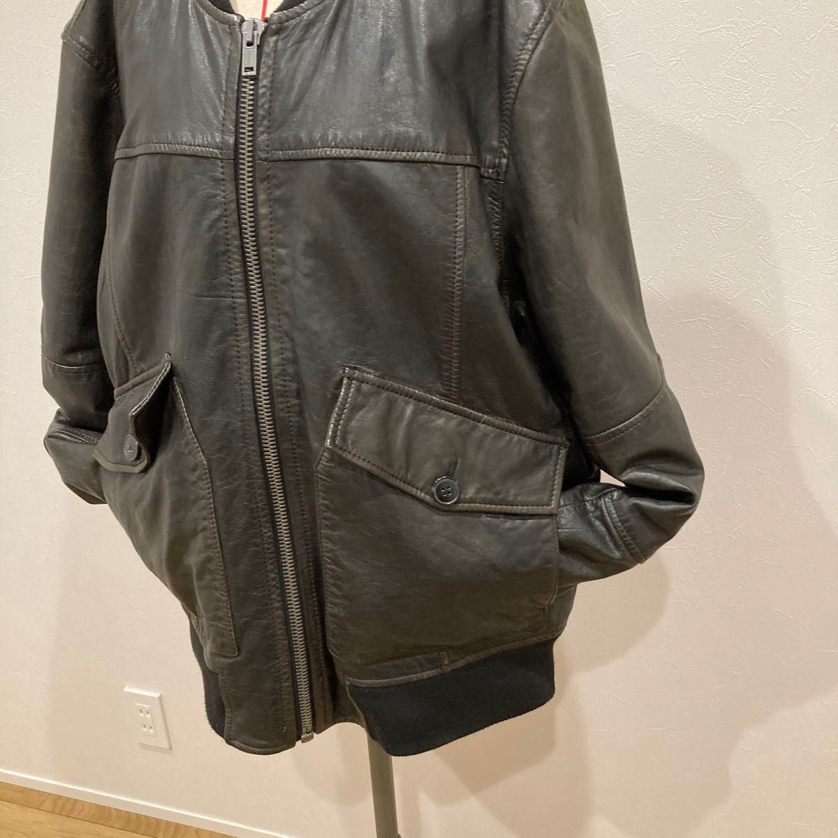 OLDGAP レザー ボンバージャケット オールドギャップ MA-1 OLDGAP レザー ボンバージャケット オールドギャップ MA-1