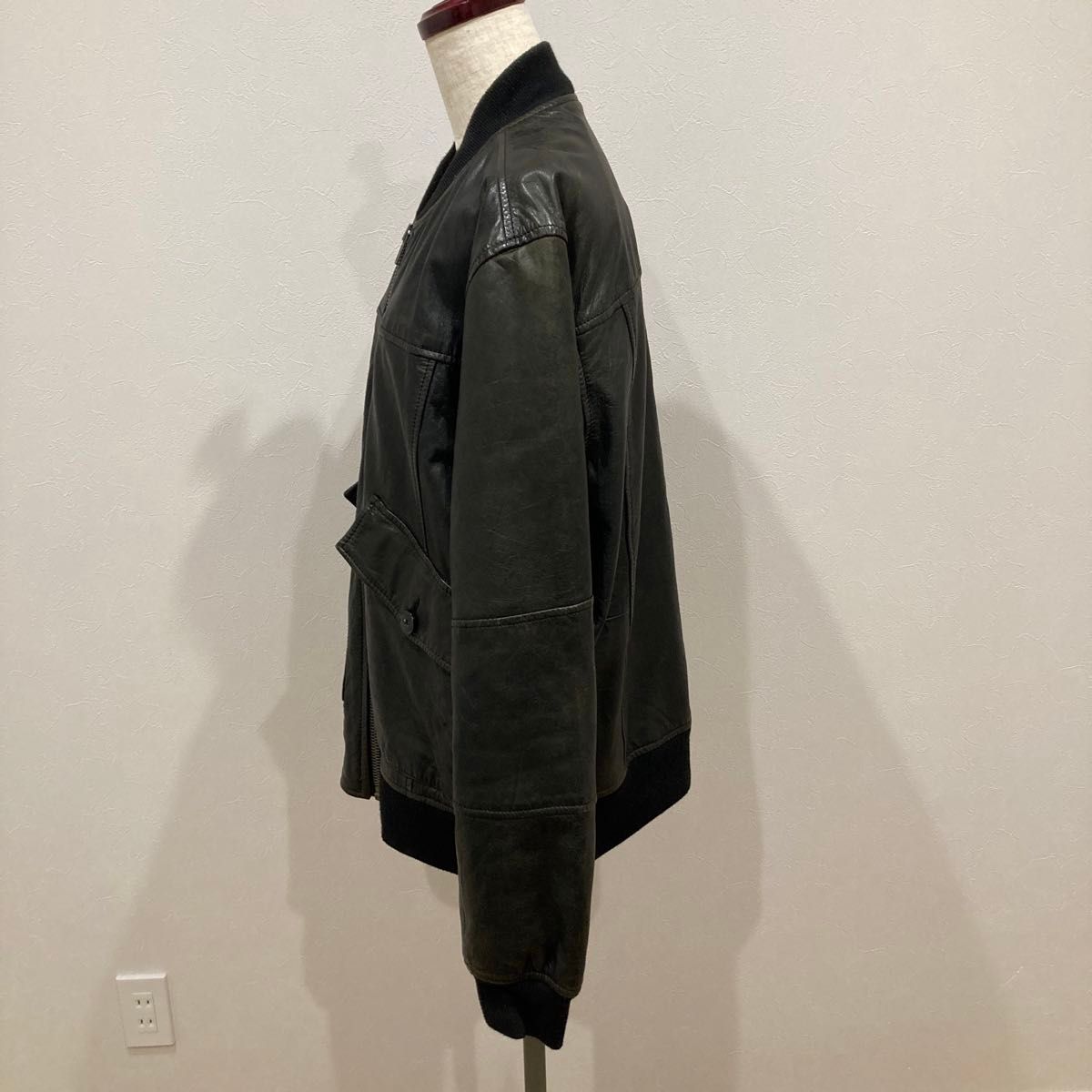 OLDGAP レザー ボンバージャケット オールドギャップ MA-1 OLDGAP レザー ボンバージャケット オールドギャップ MA-1