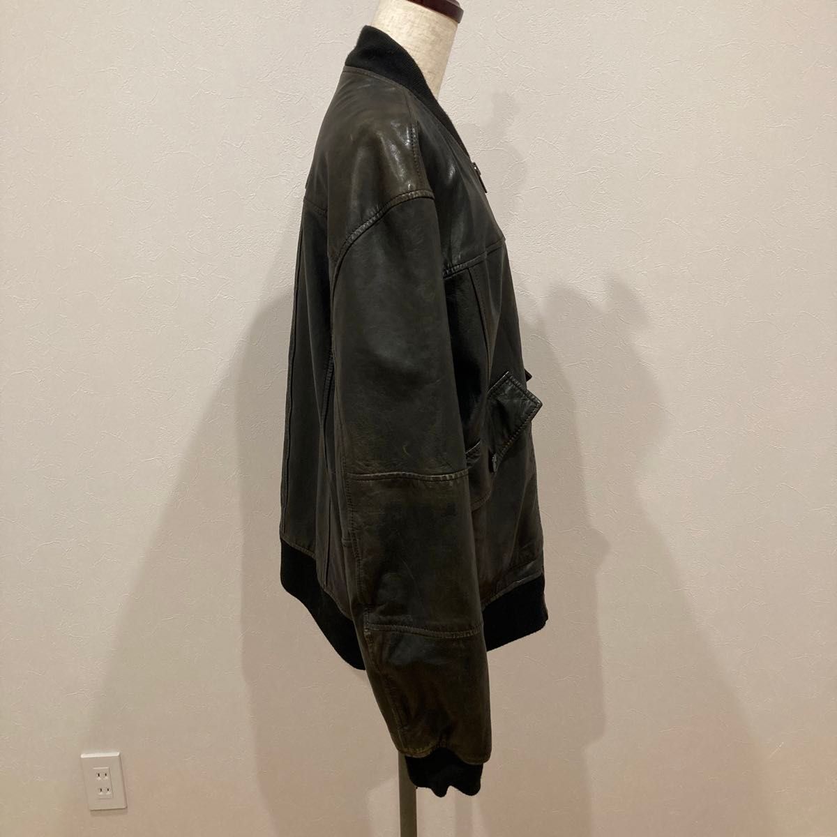 OLDGAP レザー ボンバージャケット オールドギャップ MA-1 OLDGAP レザー ボンバージャケット オールドギャップ MA-1