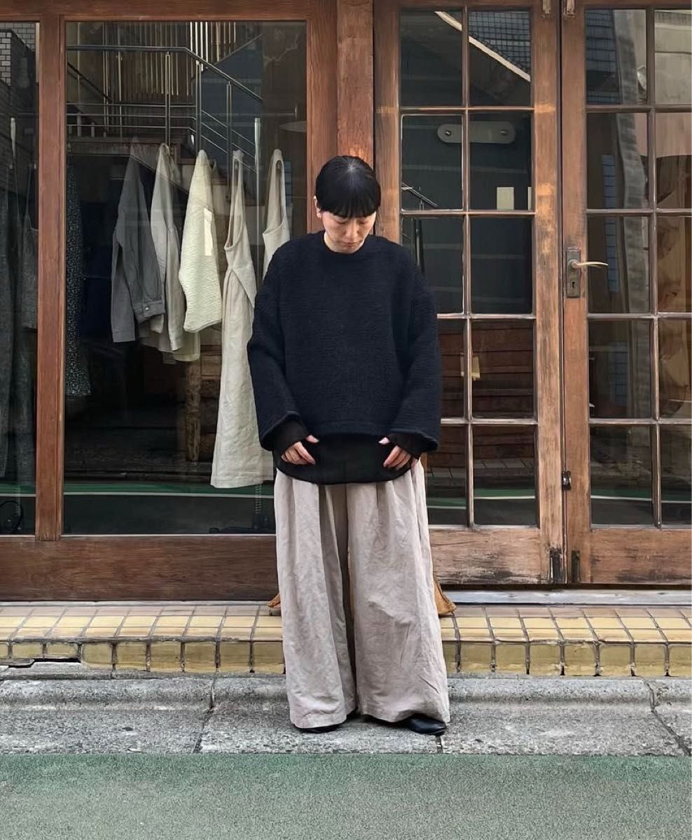 ネストローブ【24AW】ポップコーンウールニットプルオーバー ネストローブ【24AW】ポップコーンウールニットプルオーバー