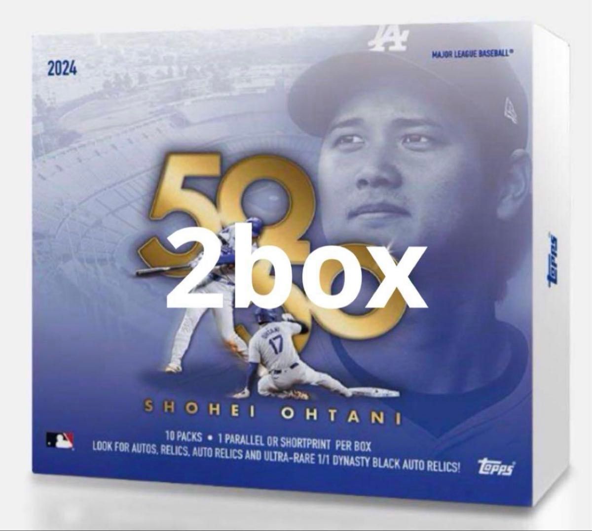 大谷翔平 2024 Topps 50/50 シュリンク 未開封 めんどう 2Box 大谷翔平 2024 Topps 50/50 シュリンク 未開封 めんどう 2Box