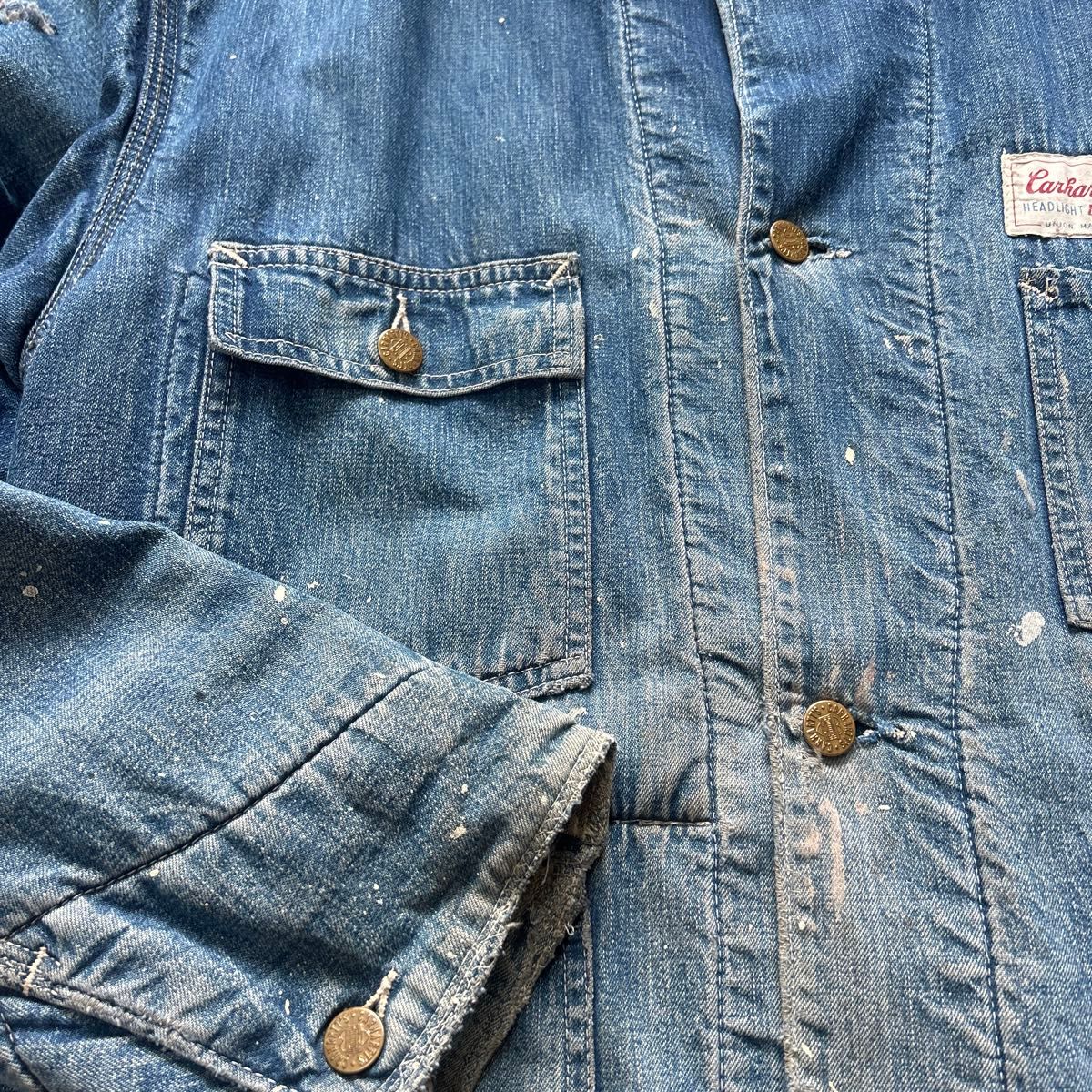 スペシャル 60s Carhartt トリプルネーム デニムカバーオール スペシャル 60s Carhartt トリプルネーム デニムカバーオール