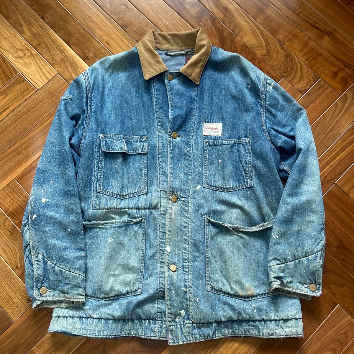 スペシャル 60s Carhartt トリプルネーム デニムカバーオール スペシャル 60s Carhartt トリプルネーム デニムカバーオール