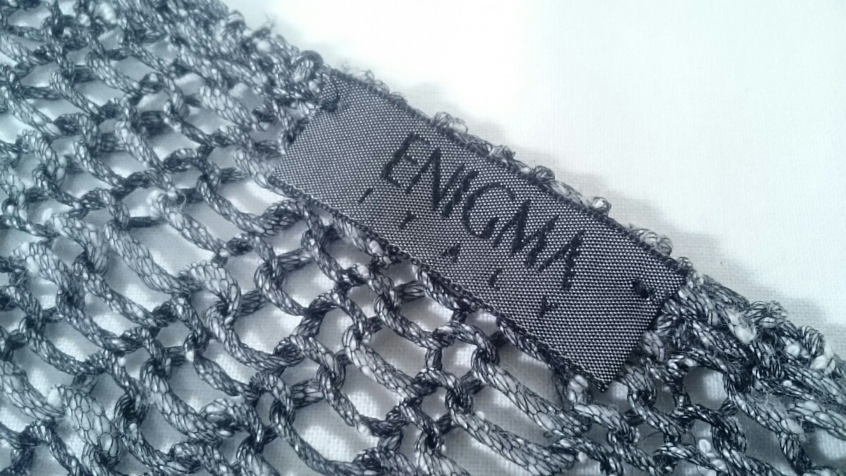 MADE IN ITALY/イタリア製 M【ENIGMA/エニグマ】LADIES/レディース 女性用 トップス 高級カギ編みニット/セーター ベスト ノースリーブ