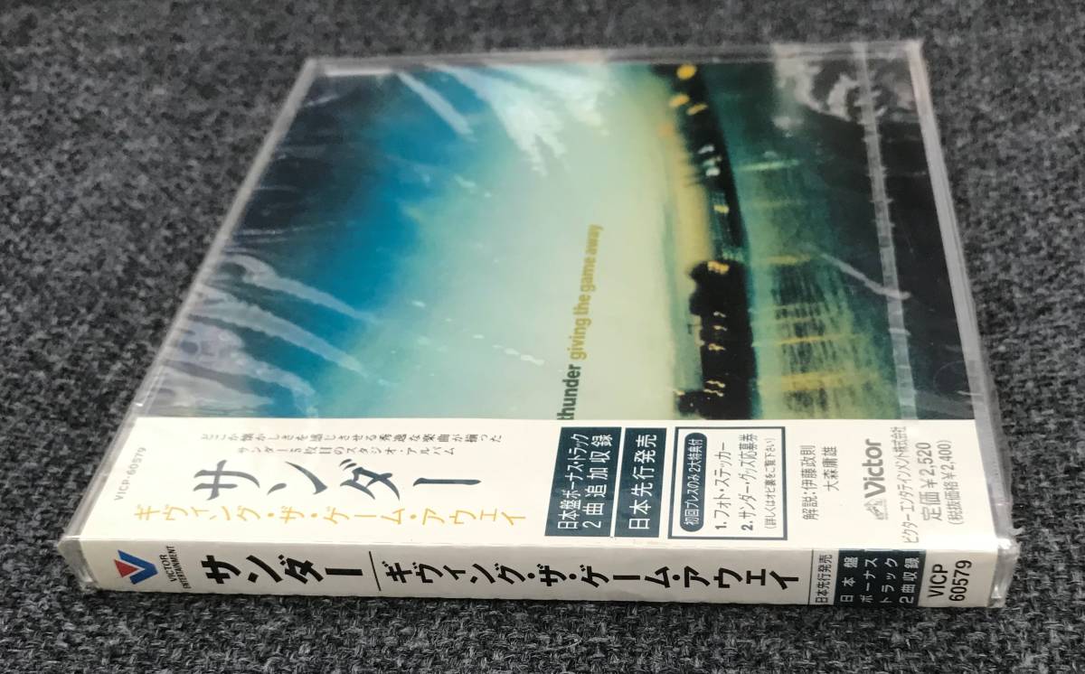 新品未開封CＤ☆サンダー ギヴィング・ザ・ゲーム・アウェイ.,（1999/02/24）/VICP60579..