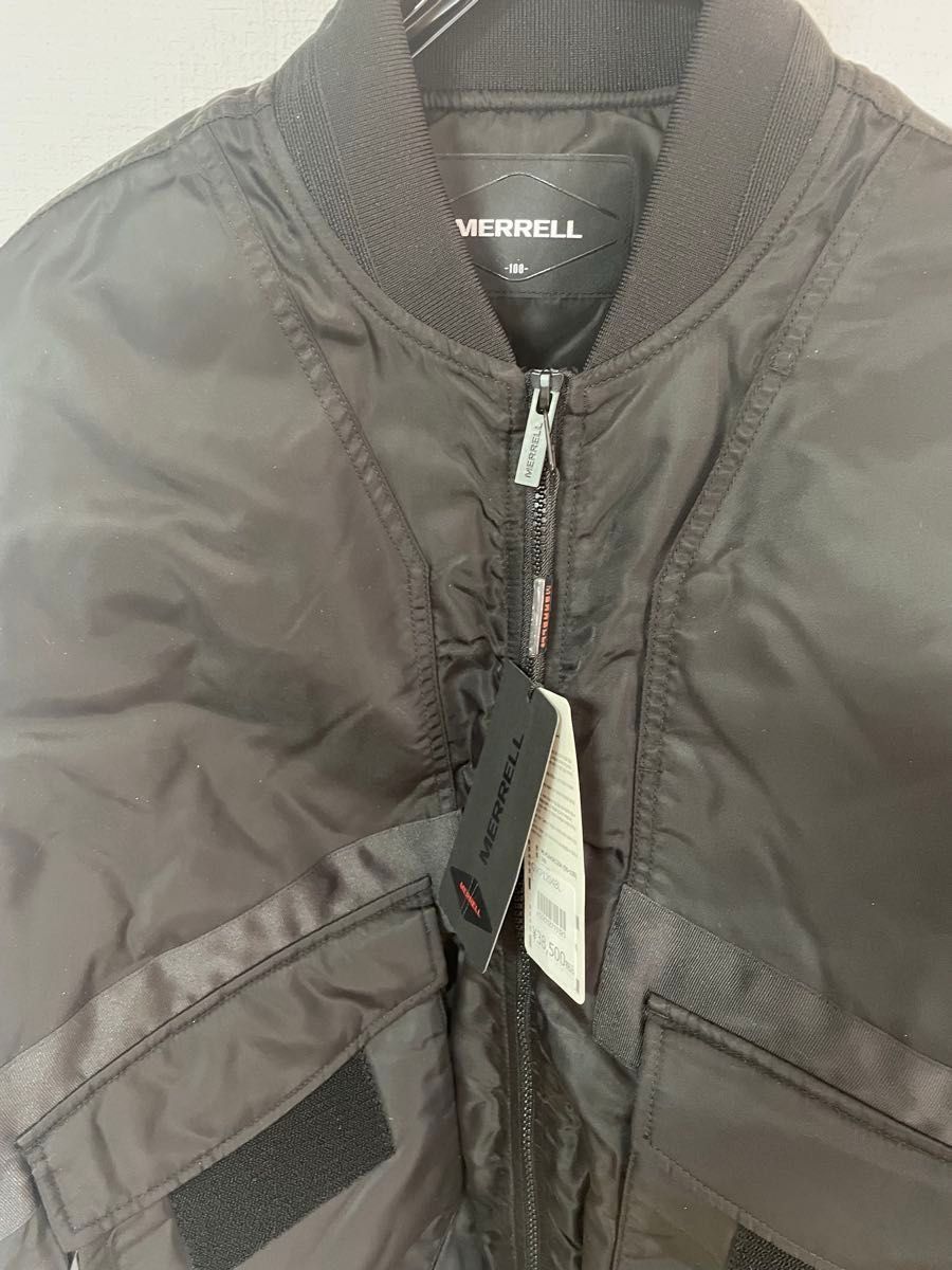 MERRELL MA-1フライトジャケット GJKP1204BLサイズM ブラック MERRELL MA-1フライトジャケット GJKP1204BLサイズM ブラック