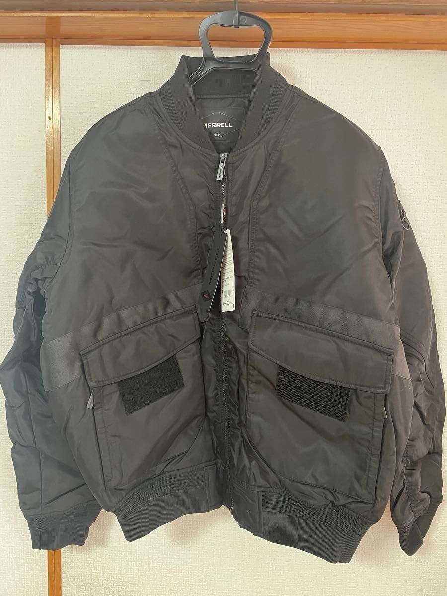 MERRELL MA-1フライトジャケット GJKP1204BLサイズM ブラック MERRELL MA-1フライトジャケット GJKP1204BLサイズM ブラック