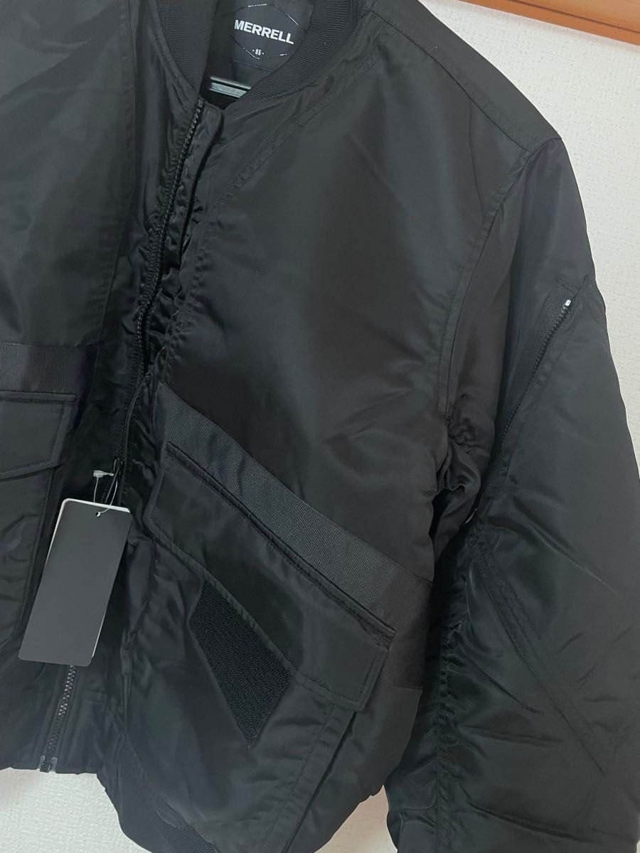 MERRELL MA-1フライトジャケット GJKP1204BLサイズM ブラック MERRELL MA-1フライトジャケット GJKP1204BLサイズM ブラック