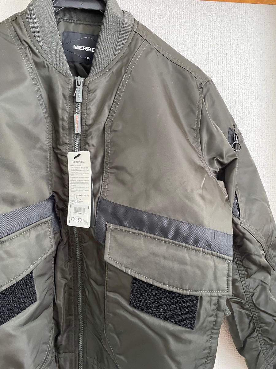 MERRELL MA-1フライトジャケット GJKP1204サイズM オリーブ MERRELL MA-1フライトジャケット GJKP1204サイズM オリーブ
