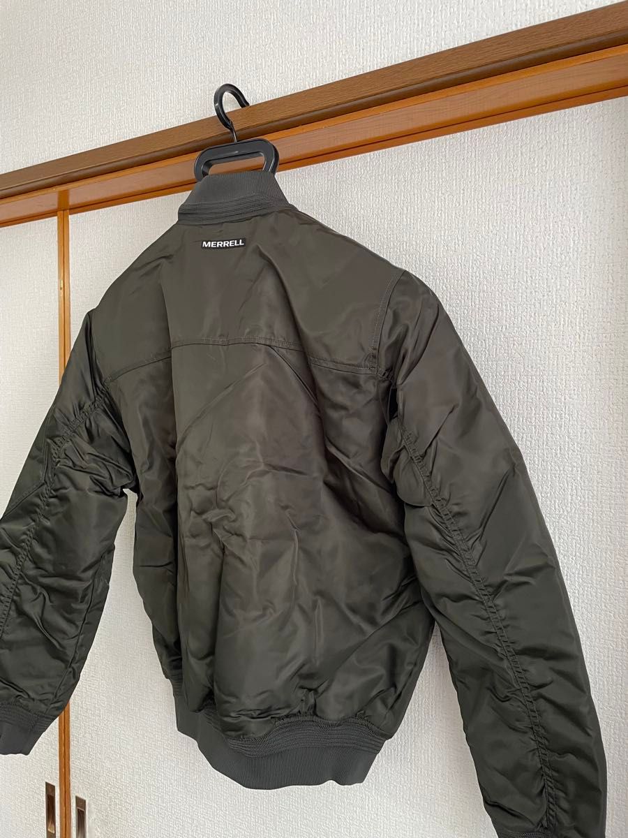 MERRELL MA-1フライトジャケット GJKP1204サイズM オリーブ MERRELL MA-1フライトジャケット GJKP1204サイズM オリーブ