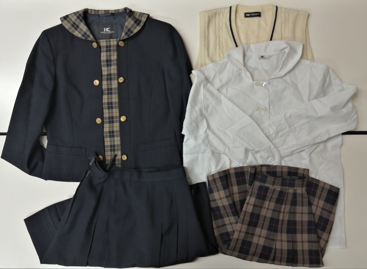 A796/T(中古)茨城県 緑岡高校 女子制服7点 /指定品/ブレザー:S A796/T(中古)茨城県 緑岡高校 女子制服7点 /指定品/ブレザー:S