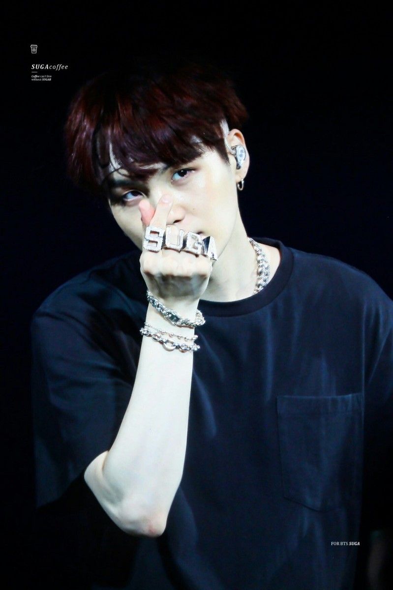 新品未使用】 BTS SUGA ユンギ シュガ 手 指輪 アクリル 新品未使用】 BTS SUGA ユンギ シュガ 手 指輪 アクリル