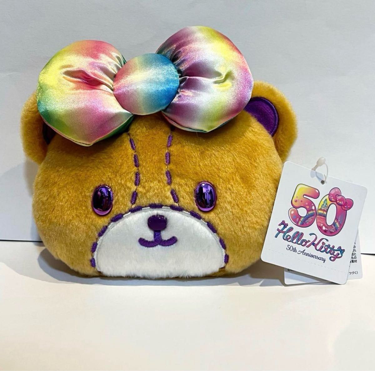 ハローキティ50周年シリーズ ぬいぐるみパース タイニーチャム ハローキティ50周年シリーズ ぬいぐるみパース タイニーチャム