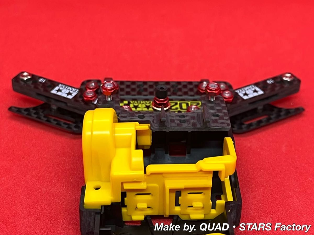 ミニ四駆・VZシャーシ用】1軸リヤアンカー+リヤスキッド ミニ四駆・VZシャーシ用】1軸リヤアンカー+リヤスキッド